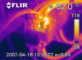 die sich auf dem IR Bild dann noch aussagekr�ftiger darstellt